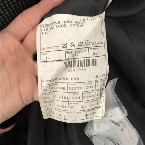 Giorgio Armani Men Blazer 100% Wool Sport Coat - Picture 4 of 7